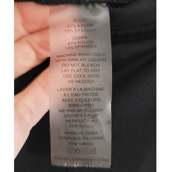 David Lerner NY Moto Pull-On Leggings Classic Black XS - Picture 4 of 5